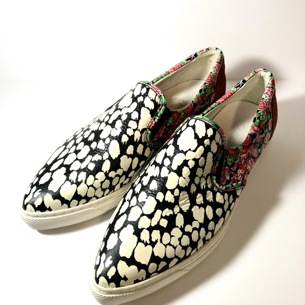 Coach Animal & Floral Printed Slip-On Shoes